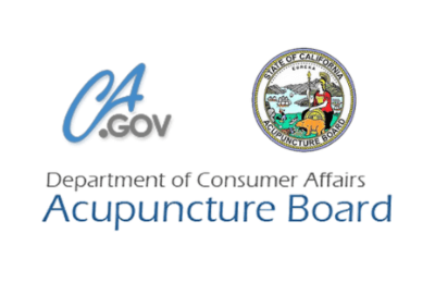 California Department of Consumer Affairs Acupuncture Board